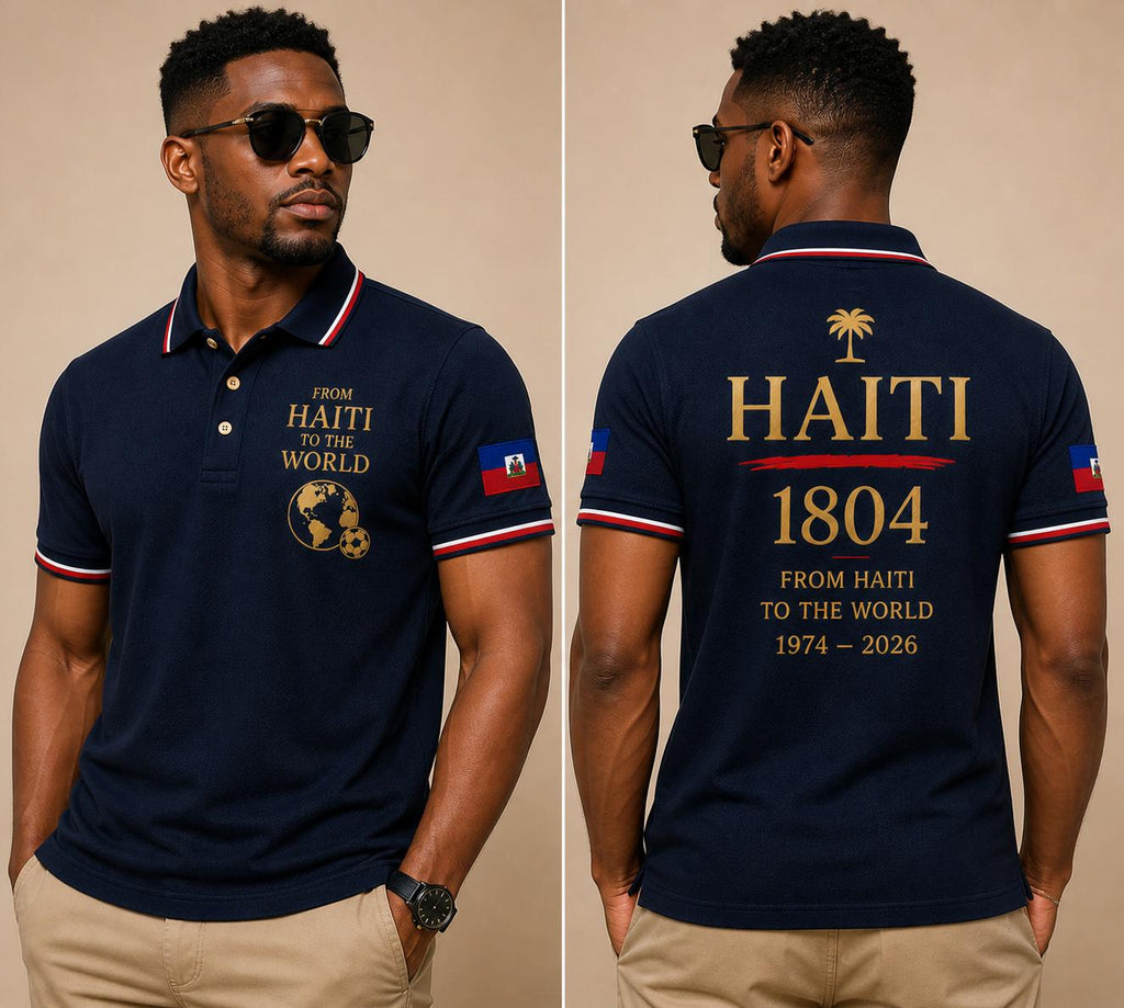 Haiti To The World Heritage Polo Shirt– Men Edition