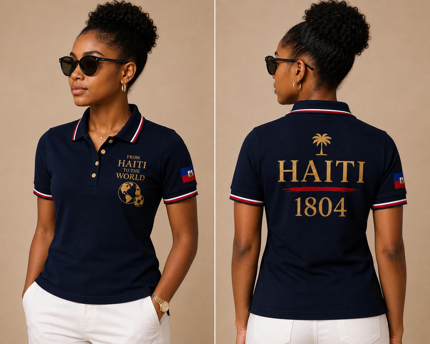1804 Haitian Legacy Polo Shirt- Women Edition.