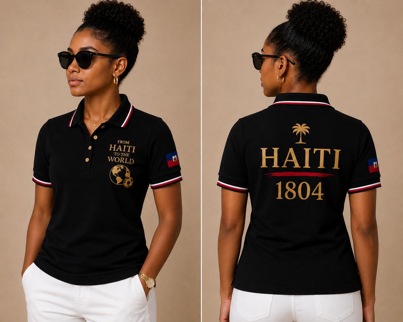 1804 Haitian Legacy Polo Shirt- Women Edition.