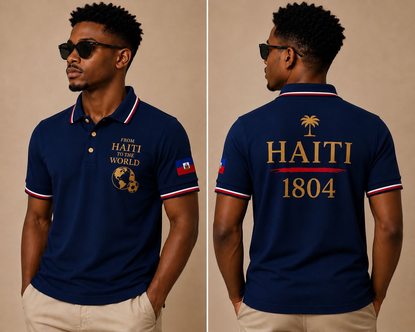 1804 Haitian Legacy Polo Shirt - Men Edition.