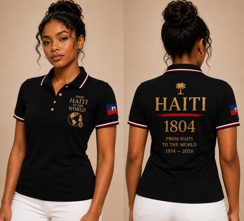Haiti To The World Heritage Polo Shirt– Women Edition