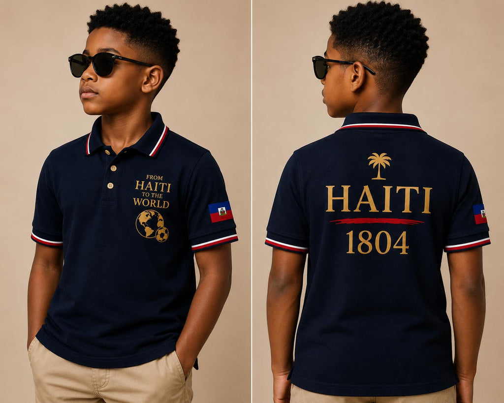 1804 Haitian Legacy Polo Shirt- Kids Edition